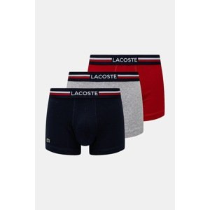 Bokserice Lacoste 3-pack za muškarce, boja: tamno plava