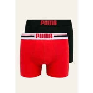 Bokserice Puma 2-pack za muškarce, boja: crvena