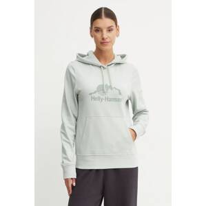 Dukserica Helly Hansen NORD GRAPHIC za žene, s kapuljačom, s tiskom, 62981