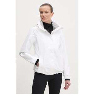 Kišna jakna Helly Hansen Aden za žene, boja: bijela, 62650