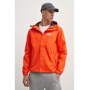 Kišna jakna Helly Hansen Ervik za muškarce, boja: narančasta, 64032