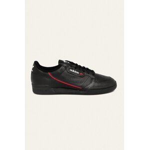 Kožne tenisice adidas Originals boja: crna
