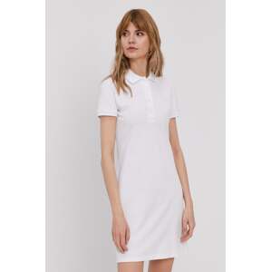 Haljina Lacoste boja: bijela, EF5473-001