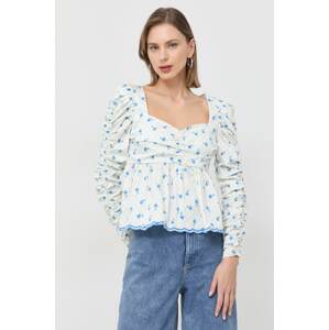 Bluza Notes du Nord Francesca za žene, boja: bijela, s uzorkom