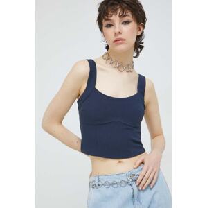 Top Abercrombie & Fitch za žene, boja: tamno plava