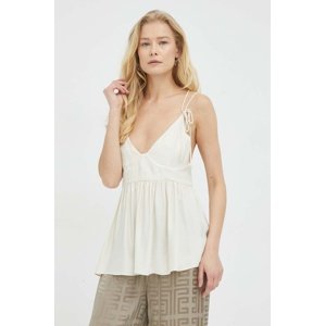 Bluza Lovechild za žene, boja: bež, glatka