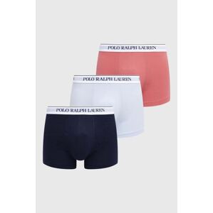 Bokserice Polo Ralph Lauren 3-pack za muškarce, boja: ružičasta, 714830299