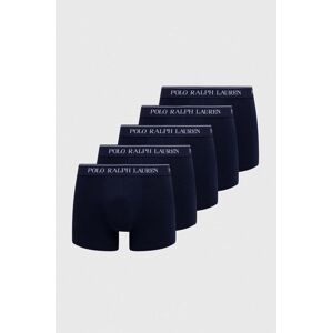 Bokserice Polo Ralph Lauren 5-pack za muškarce, boja: tamno plava, 714864292