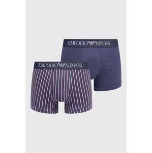 Bokserice Emporio Armani Underwear 2-pack za muškarce, boja: tamno plava