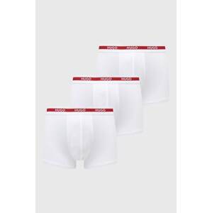 Bokserice HUGO 3-pack za muškarce, boja: bijela, 50492375