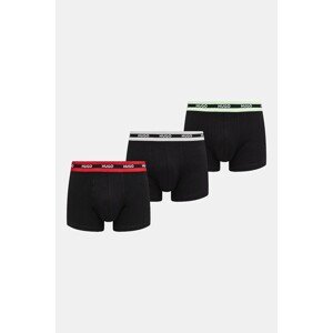 Bokserice HUGO 3-pack za muškarce, boja: crna, 50492375