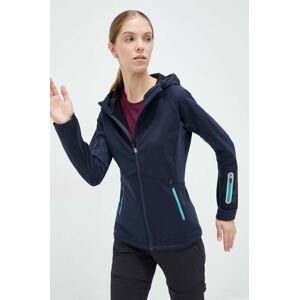 Outdoor jakna Rossignol boja: tamno plava, s kapuljačom, glatka