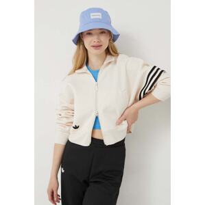 Dukserica adidas Originals Neuclassics Tracktop za žene, boja: bijela, s aplikacijom, IB7316-white
