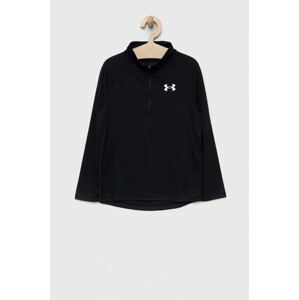 Dječja dukserica Under Armour boja: crna, glatka