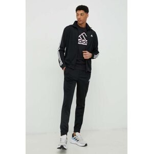 Trenirka adidas za muškarce, boja: crna