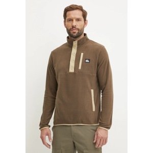Dukserica Quiksilver za muškarce, boja: smeđa, bez uzorka