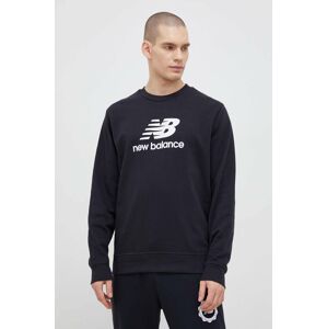 Dukserica New Balance za muškarce, boja: crna, s uzorkom, MT31538BK-8BK