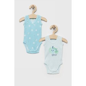Pamučni bodi za bebe United Colors of Benetton 2-pack