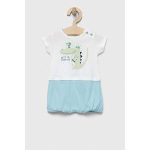Pamučni kombinezon za bebe United Colors of Benetton