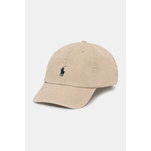 Pamučna kapa sa šiltom Polo Ralph Lauren boja: žuta, bez uzorka, 211912843