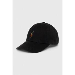 Kapa sa šiltom Polo Ralph Lauren boja: crna, bez uzorka, 710834737