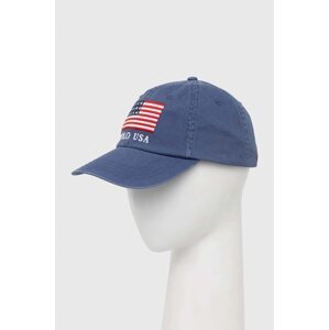 Pamučna kapa sa šiltom Polo Ralph Lauren s aplikacijom