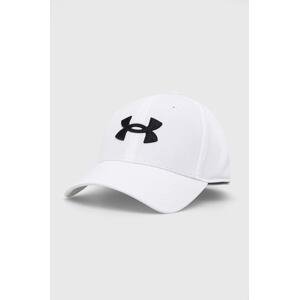 Kapa sa šiltom Under Armour boja: bijela, s aplikacijom