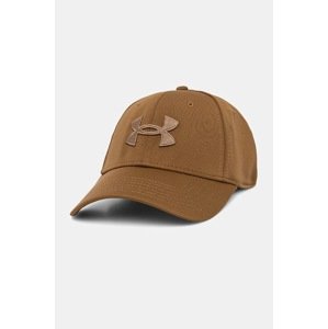 Kapa sa šiltom Under Armour boja: smeđa, s aplikacijom