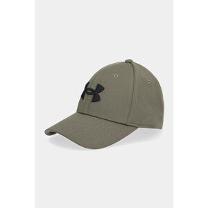 Kapa sa šiltom Under Armour boja: zelena, s aplikacijom