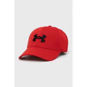 Kapa sa šiltom Under Armour Blitzing boja: crvena, s aplikacijom