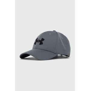 Kapa sa šiltom Under Armour Blitzing boja: siva, s aplikacijom, 1376701