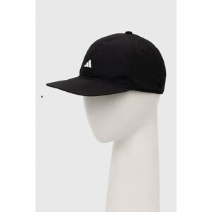 Kapa sa šiltom adidas Performance boja: crna, glatka