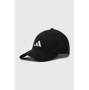 Kapa sa šiltom adidas Performance Tiro League boja: crna, s aplikacijom, HS9753
