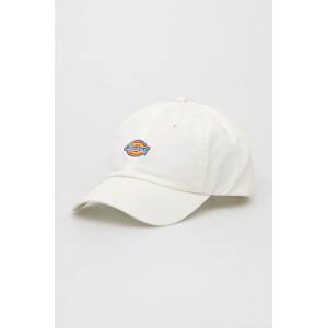 Pamučna kapa sa šiltom Dickies boja: bijela, s aplikacijom, DK0A4TKVC581-CLOUD