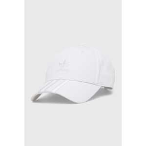 Kapa sa šiltom adidas Originals boja: bijela, s aplikacijom