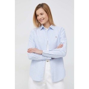 Pamučna košulja Polo Ralph Lauren za žene, regular, s klasičnim ovratnikom, 211891377