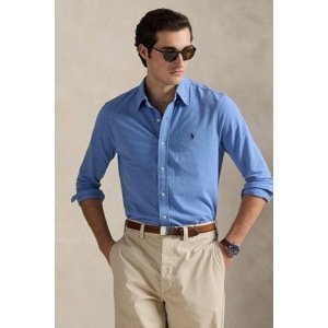 Pamučna košulja Polo Ralph Lauren boja: crna, regular, s button-down ovratnikom, 710654408