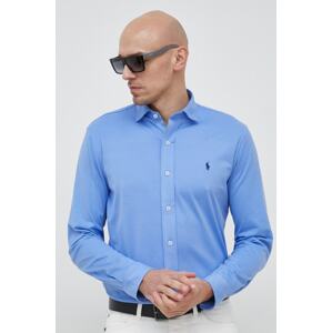 Pamučna košulja Polo Ralph Lauren za muškarce, regular, s klasičnim ovratnikom