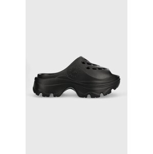 Natikače adidas by Stella McCartney Clog za žene, boja: crna, s platformom, GW2050
