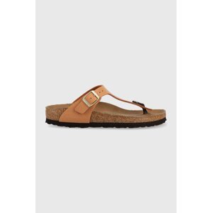 Japanke Birkenstock GIZEH BS za žene, boja: smeđa, ravna potpetica