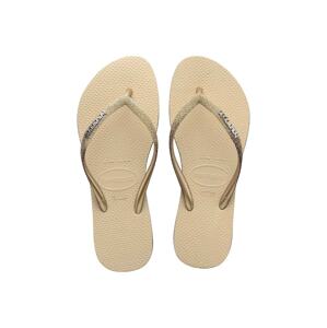 Japanke Havaianas SLIM SPARKLE II za žene, boja: bež, ravni potplat, 4146093.0154