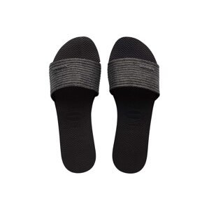 Natikače Havaianas YOU MALTA METALLIC za žene, boja: crna, 4147312.0090