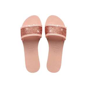 Natikače Havaianas YOU ANGRA GLITTER za žene, boja: ružičasta, 4148294.0076