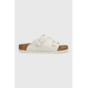 Natikače od brušene kože Birkenstock Zurich za žene, boja: siva, 1025008