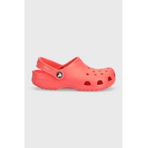 Natikače Crocs CLASSIC KIDS CLOG boja: crvena