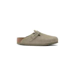 Natikače od brušene kože Birkenstock  Boston boja: zelena, 1025788