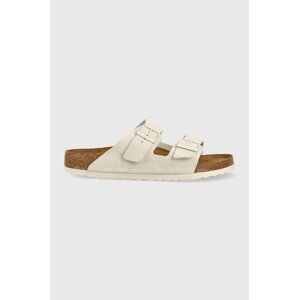 Natikače od brušene kože Birkenstock Arizona za muškarce, boja: siva, 1024554-lgrey