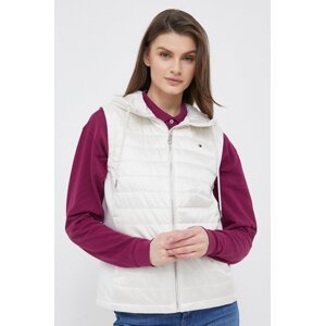 Prsluk Tommy Hilfiger za žene, boja: bijela, za prijelazno razdoblje
