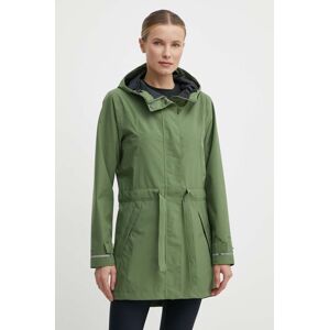 Parka Columbia Here and There za žene, boja: zelena, prijelazno razdoblje