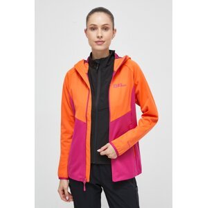 Outdoor jakna Jack Wolfskin Go Hike Softshell boja: narančasta